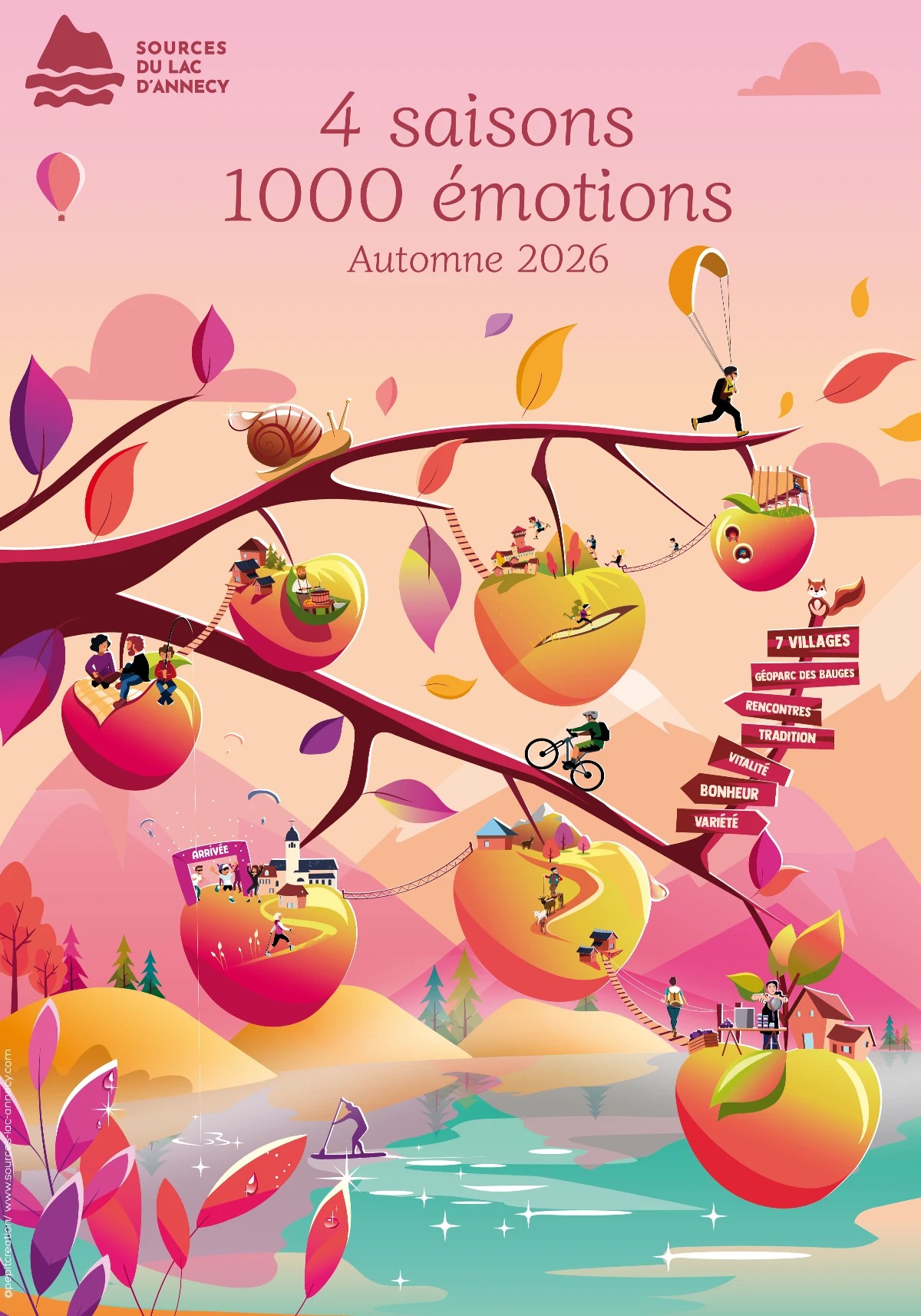 Affiche automne office du tourisme 2026