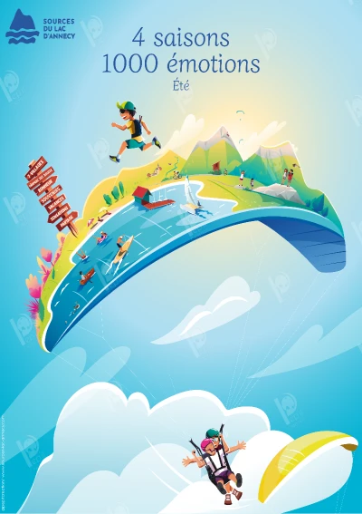 Affiche été 2026 des Sources du lac d'Annecy