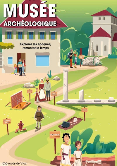 Affiche du musée archéologique de Faverges